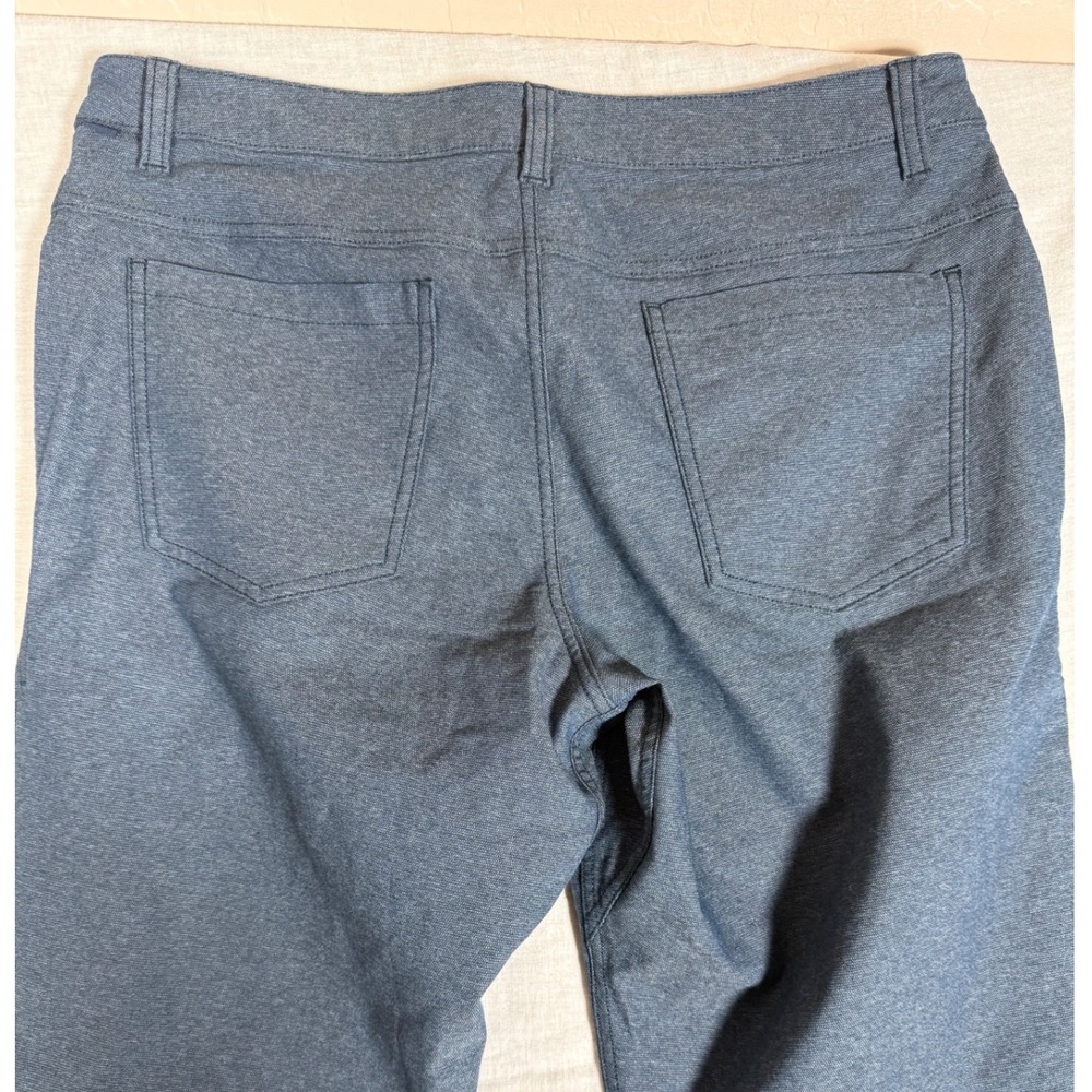 Lululemon ABC Pant Slim Tech Canvas 34" Heathered Deep Navy 32x34 - Picture 4 of 9